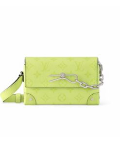 Louis Vuitton Steamer Wearable Wallet Lemon Yellow for Men 7.1in/18cm M14117