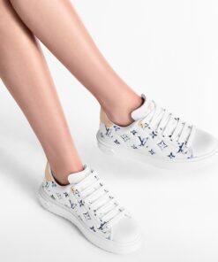 Alternative view of Louis Vuitton Time Out Sneaker Blue For Women 1AHOOF