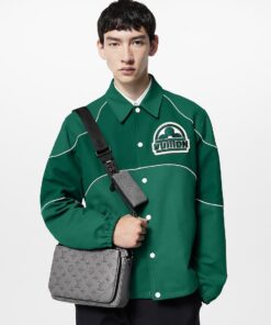 Alternative view of Louis Vuitton Trio Messenger Monogram Shadow By Virgil Abloh’s Grey For Men, Men’s Bags, Shoulder And Crossbody Bags 9.8in/ 25cm LV