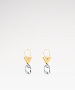 Alternative view of Louis Vuitton V for Vuitton Earrings Golden For Women M02261