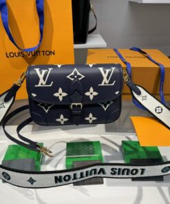 Louis Vuitton Diane Monogram Navy/Crème For Women, 9.4in/24cm M47161 - Image 10