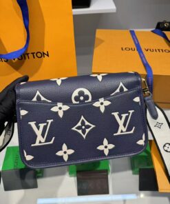 Louis Vuitton Diane Monogram Navy/Crème For Women, 9.4in/24cm M47161 - Image 5