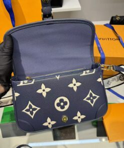 Louis Vuitton Diane Monogram Navy/Crème For Women, 9.4in/24cm M47161 - Image 4