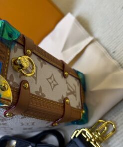Louis Vuitton Side Trunk MM Beige For Women M46907 - Image 4