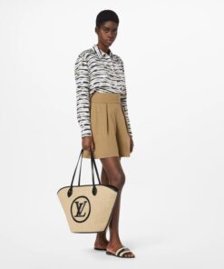 Alternative view of Louis Vuitton Saint Jacques Raffia Beige For Women, Shoulder And Crossbody Bags 22.4in/57cm LV M59808