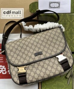 Alternative view of Gucci Imprime Medium Messenger Bag Brown For Women, Women’s Bags 12in/30.5cm GG