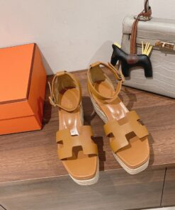 Alternative view of Hermes Doll 40 Espadrilles Brown For Women 1.6in/4cm