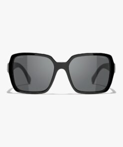 Alternative view of Chanel Square Sunglasses Black For Women A71305 X08101 S2610
