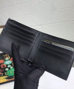 Gucci Tiger Print GG Supreme Bifold Wallet For Men 11cm/4.3in GG 451268 K5Z1N 8666 - Image 3
