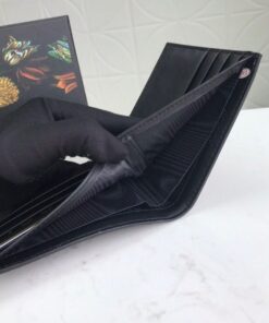 Gucci Tiger Print GG Supreme Bifold Wallet For Men 11cm/4.3in GG 451268 K5Z1N 8666 - Image 9