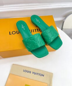 Alternative view of Louis Vuitton Women’s Revival Flat Mule Green For Women LV 1A9P5L