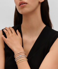Louis Vuitton Idylle Blossom Two-Row Bracelet, Pink Gold And Diamonds For Women- Q95813 - Image 5