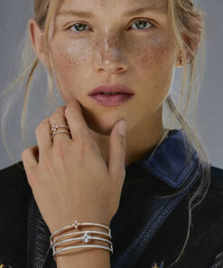 Louis Vuitton Idylle Blossom Two-Row Bracelet, Pink Gold And Diamonds For Women- Q95813 - Image 3