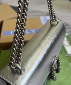 Gucci Dionysus Small Shoulder Bag 10in/ 25cm Silver Palladium Hardware For Women 499623 1TRBN 8173 - Image 11