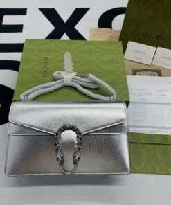 Gucci Dionysus Small Shoulder Bag 10in/ 25cm Silver Palladium Hardware For Women 499623 1TRBN 8173 - Image 3