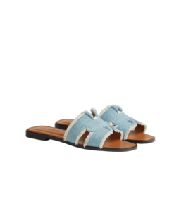 Hermes Oran Sandal Bleu Clair For Women- H241060Z CB340