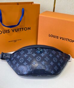 Louis Vuitton Discovery PM Bumbag 17.3in/ 44cm Navy Blue Black Hardware For Men M45729 - Image 27