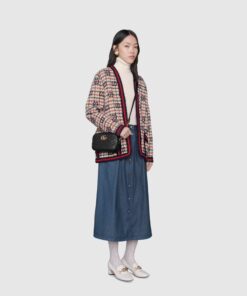 Gucci GG Marmont Small Matelassé Shoulder Bag Black Matelassé Chevron For Women 9.5in/24cm GG 447632 DTD1T 1000 - Image 10