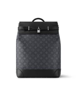 Louis Vuitton Steamer Backpack Bag Black For Men 12.6in/32cm M44052