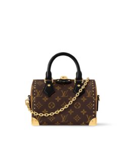 Louis Vuitton Speedy Trunk 20 Top Handle Bag 8.1in/ 20.5cm Monogram Canvas Gold Hardware For Women M13146
