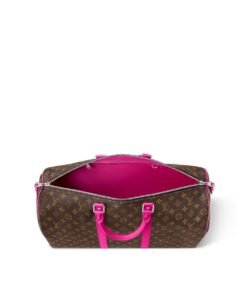 Alternative view of Louis Vuitton Keepall Bandoulière 50 Bag Pink For Women 19,7in/50cm M46773