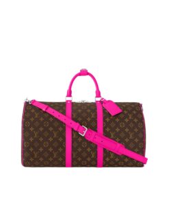 Louis Vuitton Keepall Bandoulière 50 Bag Pink For Women 19,7in/50cm M46773