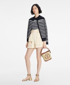 Louis Vuitton Petit Bucket Raffia Caramel Brown For Women, Shoulder And Crossbody Bags 9.4in/24cm LV M59962 - Image 7