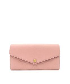 Louis Vuitton Sarah Wallet Combines Monogram Empreinte Rose Ballerine Pink For Women M61291 - Image 7