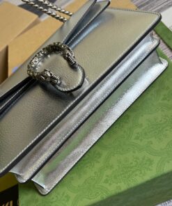 Gucci Dionysus Small Shoulder Bag 10in/ 25cm Silver Palladium Hardware For Women 499623 1TRBN 8173 - Image 10
