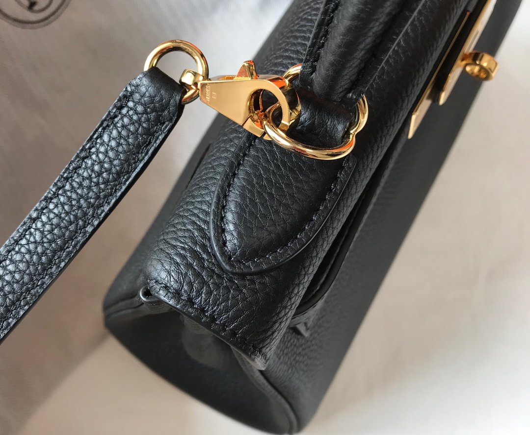 Hermes Kelly 28 Retourne Togo Black For Women 11in/28cm - Image 4