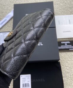 Alternative view of Chanel CO-CO Flap Wallet 15cm/5.9in Gold Hardware For Women Black