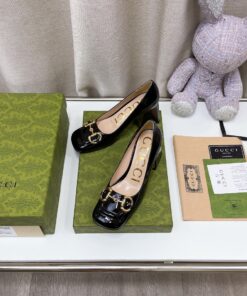 Alternative view of Gucci Mid-Heel Ballet Flat With Horsebit Black For Women