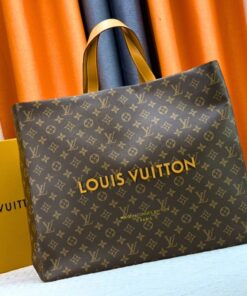 Alternative view of Louis Vuitton Shopper Tote MM Monogram Brown 40Cm