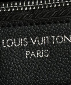 Louis Vuitton Flore Perforated Mahina Handle Bag Black 28cm M12139 - Image 7