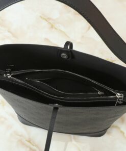 Louis Vuitton Flore Perforated Mahina Handle Bag Black 28cm M12139 - Image 9
