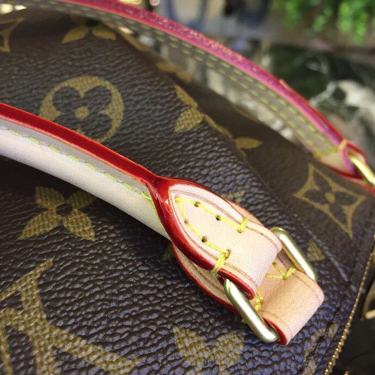 Louis Vuitton Turenne Nano Top Handle Bag 6.7in/ 17cm Brown Monogram Canvas Gold Hardware For Women M61253 - Image 9