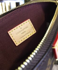 Louis Vuitton Turenne Nano Top Handle Bag 6.7in/ 17cm Brown Monogram Canvas Gold Hardware For Women M61253 - Image 6
