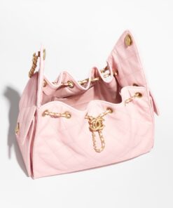 Alternative view of Chanel 25 Small Shoulder Bag 10.2in/ 26cm Light Pink Gold Hardware For Women AS5293 B20304 NAGEO