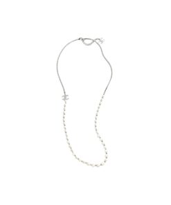 Chanel Long Necklace Silver For Women – ABG212-B21704-U2865