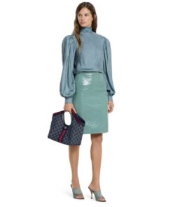 Alternative view of Gucci Giglio Small Tote Bag 9.8in/ 25cm Blue/ White Denim Gold Hardware For Women 860845 FAFRW 8864