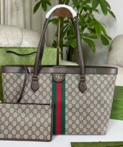 Gucci Ophidia GG Medium Tote Bag Beige For Women 15in/38cm 631685 96IWB 8745 - Image 3