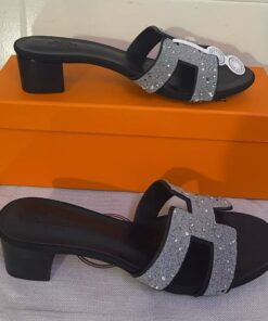 Alternative view of Hermes Oasis Sandal Black For Women H192001Z 52370
