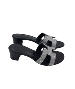 Hermes Oasis Sandal Black For Women H192001Z 52370