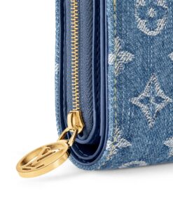 Louis Vuitton Lou Wallet Blue For Women 4.5in/11.5cm M83160 - Image 5