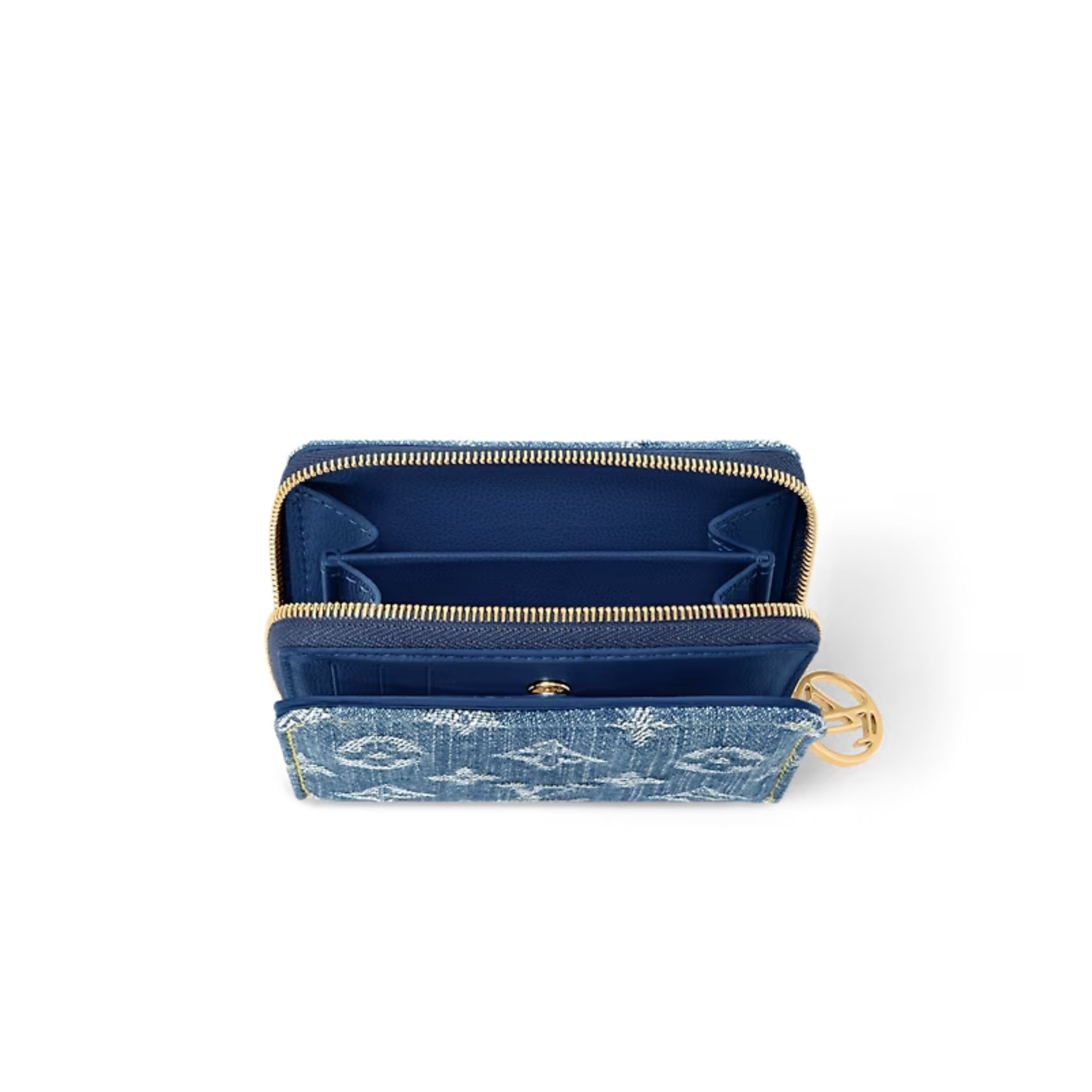 Louis Vuitton Lou Wallet Blue For Women 4.5in/11.5cm M83160 - Image 4