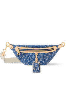 Louis Vuitton High Rise Blue Denim Bag For Women 15in/38cm M46837
