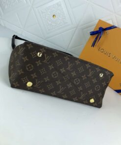 Louis Vuitton Maida Hobo Bag 12.6in/ 32cm Brown/ Black Monogram Gold Hardware For Women - Image 6
