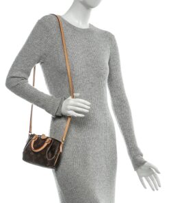 Alternative view of Louis Vuitton Turenne Nano Top Handle Bag 6.7in/ 17cm Brown Monogram Canvas Gold Hardware For Women M61253