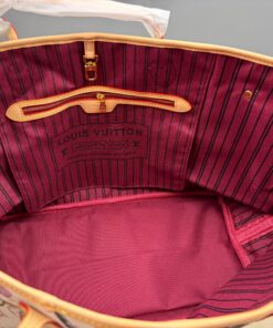 Louis Vuitton Neverfull GM Tote Bag 15.4in/ 39cm Getaway Gold Hardware For Women M29449 - Image 12