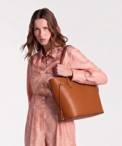 Alternative view of Louis Vuitton Neverfull MM Tote Bag 12.2in/ 31cm Tan Gold Hardware For Women M25540